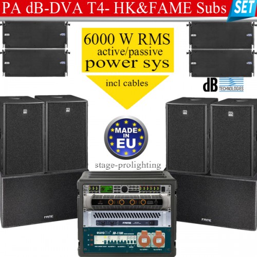 PA dB-DVA T4-HK&FAME Subwoofers SET PA dB-DVA T4-HK&FAME Subwoofers SET